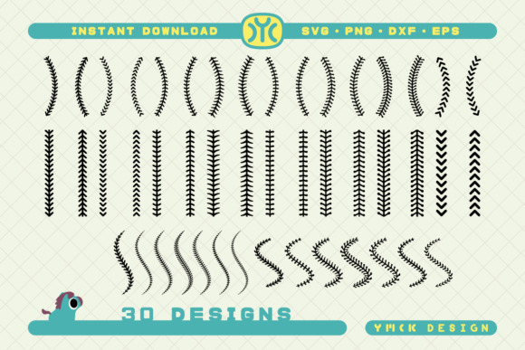 Baseball Stitches SVG Baseball SVG