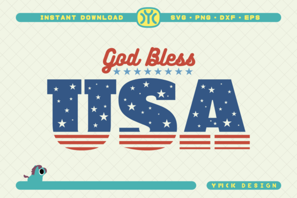 God Bless USA SVG 4th of July SVG