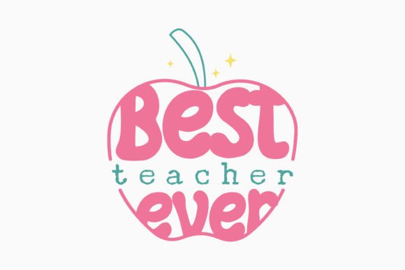 Retro Teacher Quote SVG Best Teacher Eve